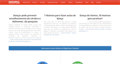 Desktop Screenshot of dancesempre.com