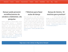 Tablet Screenshot of dancesempre.com